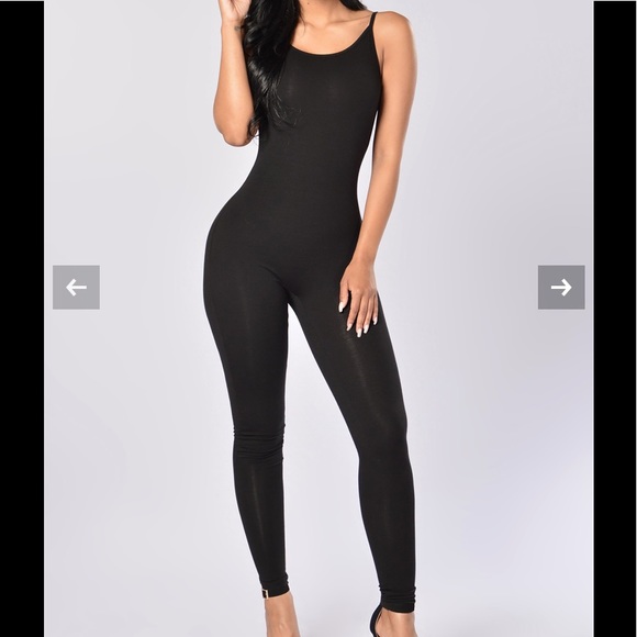Black Fashion Nova Jumpsuit - Picture 1 of 3